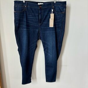 Madewell 10” High Rise Skinny Jeans Size 37 NWT